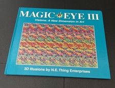 Livro MAGIC EYE III Ilusões 3D Livro 3D Anos 90 Vintage Olho Mágico 3 Livro, usado comprar usado  Enviando para Brazil