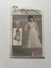 Simplicity sewing pattern for sale  Gainesville