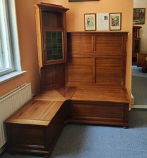 Jugendstil eckbank nussbaum gebraucht kaufen  Klettwitz
