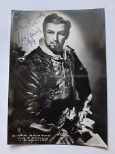 Usado, Gianni Raimondi tenore  foto con autografo e dedica Rigoletto  comprar usado  Enviando para Brazil