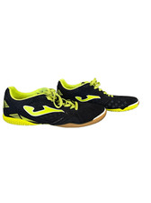 Tênis de futebol masculino Joma preto e amarelo com cadarço super flexível tamanho 9,5 comprar usado  Enviando para Brazil
