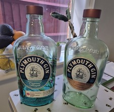 Plymouth gin bottles. for sale  DEVIZES