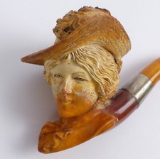 Victorian carved meerschaum for sale  SAWBRIDGEWORTH