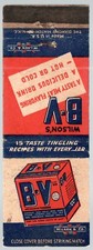 PUBLICIDADE DE PRODUTO - CAPA DE LIVRO DE FÓSFOROS SABOR CARNE B-V WILSON'S 20 FS comprar usado  Enviando para Brazil