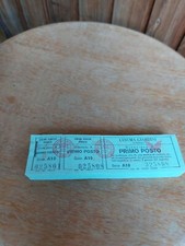 Blocchetto biglietti ingresso usato  Vignola