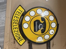 Insegna teleselezione bifaccia usato  Italia