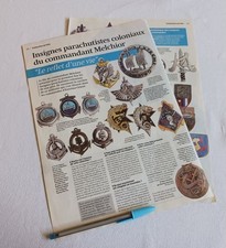 Insignes parachutiste coloniau d'occasion  Issoire