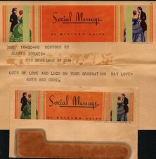 1930 social message for sale  Houston