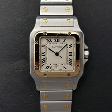 Cartier santos galbee usato  Roma
