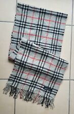 Burberry grey scarf for sale  Shipping to Ireland