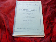 MICHAEL HAYDN Divertimento D dur Noten für 2 Violinen Viola und Violoncello comprar usado  Enviando para Brazil