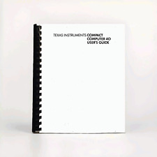 Computador compacto vintage Texas Instruments 40 manual CC40 comprar usado  Enviando para Brazil