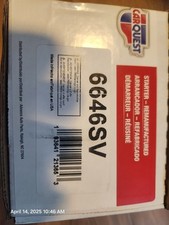 Starter motor carquest for sale  Rexburg