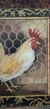 Rooster textured glass for sale  Salisbury