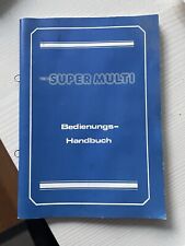 Handbuch super multi gebraucht kaufen  Bad Soden