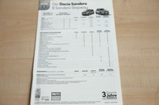 236479) Dacia Sandero + Stepway - Preisliste & Extras - Prospekt 01/2018 comprar usado  Enviando para Brazil