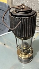 Antique miners lamp for sale  FORFAR