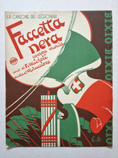Fascismo faccetta nera usato  Milano