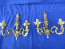 Paire appliques métal d'occasion  France