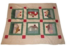 patterned house quilt for sale patterned house quilt for sale Slippery Rock