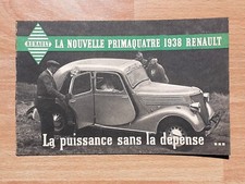 Renault primaquatre prospectus d'occasion  Saint-Genest-Malifaux