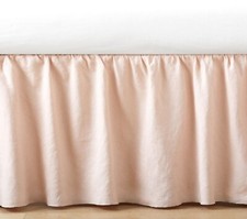 Saia berço Pottery Barn infantil babado europeu rosa comprar usado  Enviando para Brazil