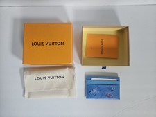 Porta-cartões duplo Louis Vuitton Blue Lagoon M14862 monograma estojo de cartão comprar usado  Enviando para Brazil