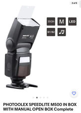 Photoolex speedlite m500 for sale  Springfield