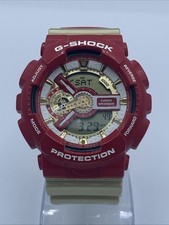 Casio G Shock GA-110CS Marvel Homem de Ferro Tema Cor Ouro Vermelho Nova Bateria LEIA comprar usado  Enviando para Brazil