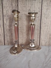 Two large candlesticks for sale  ANTRIM