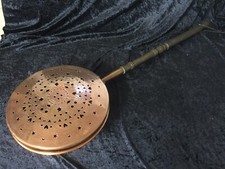 Kupfer bettpfanne bettwärmer gebraucht kaufen  Heiden