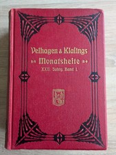 Velhagen klasings monatshefte gebraucht kaufen  Bernburg