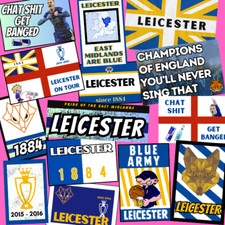 50x leicester stickers for sale  ST. ANDREWS