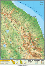 Cartina regionale 21x30 usato  Roma