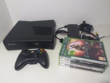 Lot Console XBOX 360 Slim 4gb + alim, câbles, 1 manette et 5 jeux comprar usado Lot Console XBOX 360 Slim 4gb + alim, câbles, 1 manette et 5 jeux comprar usado  Enviando para Brazil