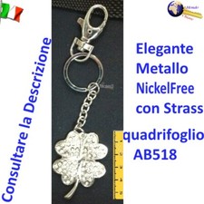 Portachiavi regalo quadrifogli usato  Catania