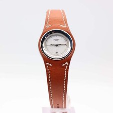 Hermes brown leather d'occasion  Expédié en Belgium