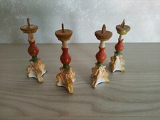 Piccoli candelieri legno usato  Italia