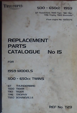 1959 triumph motorcycles for sale  BIRMINGHAM