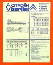Berliet citroen chassis d'occasion  Les Bordes