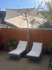 Two garden loungers for sale  ERITH