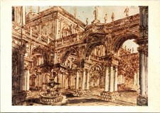 Cartão postal Art Palace design cenográfico átrio comprar usado  Enviando para Brazil