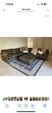 Genuine leather sectional for sale  San Jose