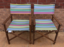 Director chairs set for sale  LEAMINGTON SPA