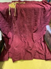 Thick burgundy curtains for sale  BRIGHTON
