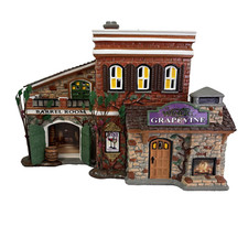 Vinícola Dept 56 Grapevine Original Snow Village #6000635 Intro 2017, aposentado 23 comprar usado  Enviando para Brazil
