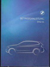 BMW X3 G01 Bedienungsanleitung 2024 Betriebsanleitung Handbuch Bordbuch BA, usado comprar usado  Enviando para Brazil