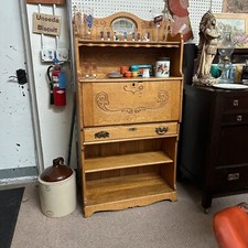 Antique oak wooden for sale  Fond Du Lac