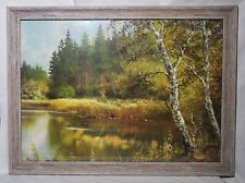 Large painting woodland for sale  GLENROTHES