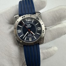 Relógio masculino automático Vostok Europe Lunokhod russo 5 caixas eletrônicos mostrador azul 743/999 comprar usado  Enviando para Brazil